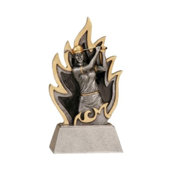 6.5" Female-Golf Ignite Resin Award – item GT37