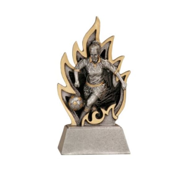 6.5" Female-Soccer Ignite Resin Award – item GT41