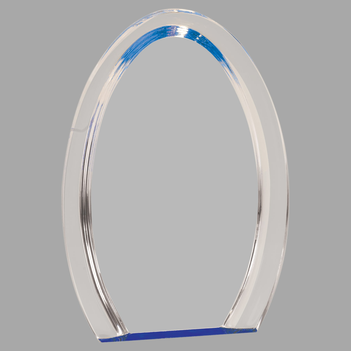 8" Blue Oval Halo Acrylic — HAL202BU
