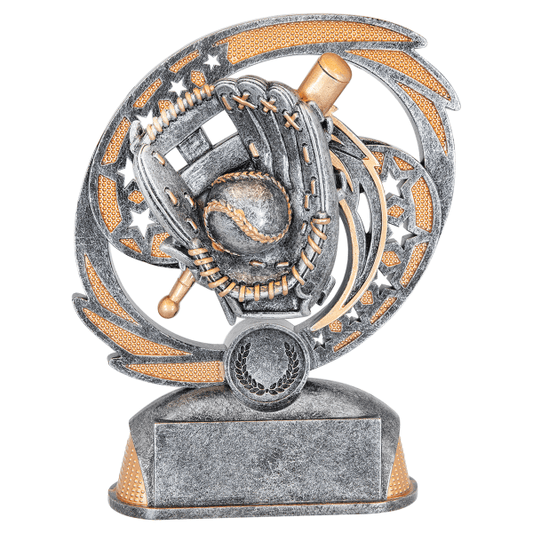 6.5" Baseball/Softball Hurricane Resin Award – item HC301