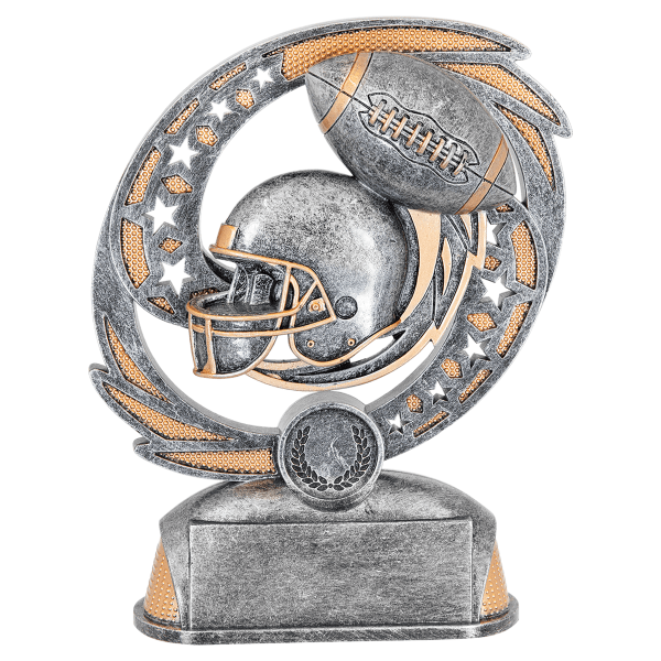 6.5" Football Hurricane Award – item HC303