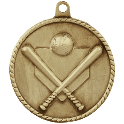 2" Baseball Hi Relief Medal – item HR705