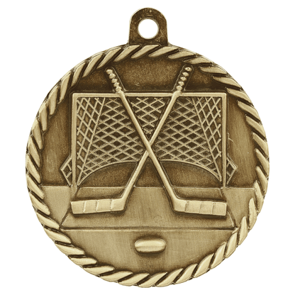 2" Hockey Hi Relief Medal – item HR730