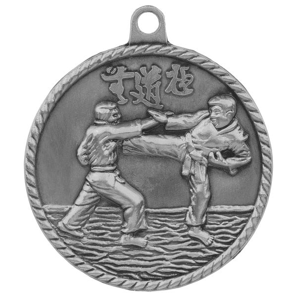 2" Martial Arts Hi Relief Medal – item HR735 image 2