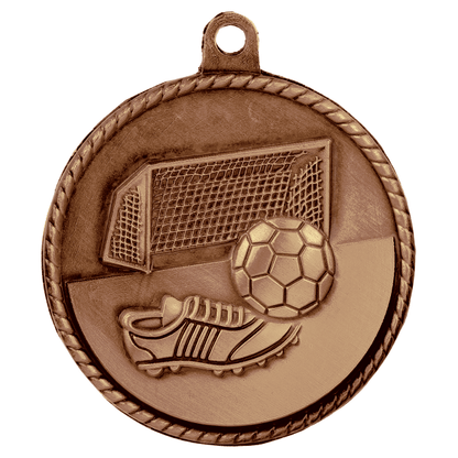 2" Soccer Hi Relief Medal – item HR745 image 3