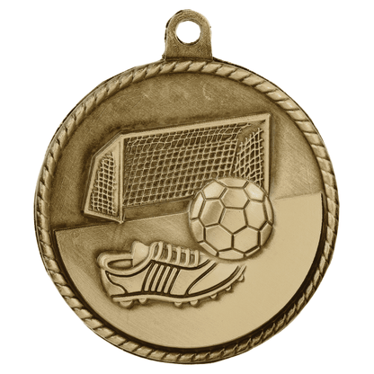 2" Soccer Hi Relief Medal – item HR745