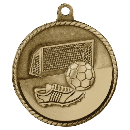 2" Soccer Hi Relief Medal – item HR745