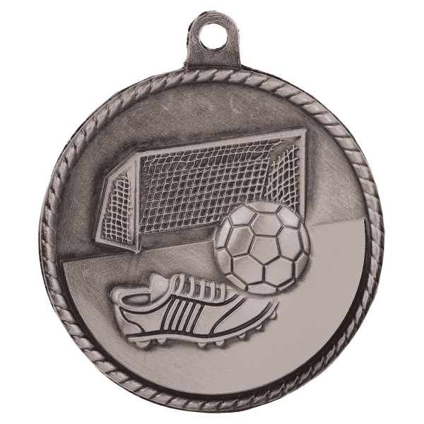 2" Soccer Hi Relief Medal – item HR745 image 2