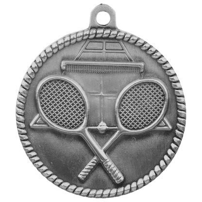2" Tennis Hi Relief Medal – item HR755 image 2