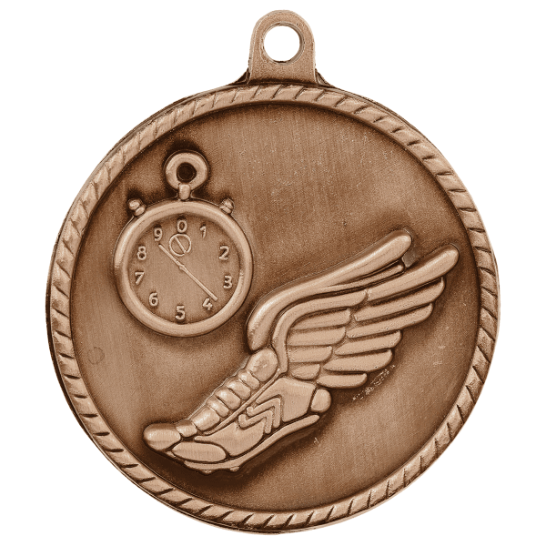 2" Track Hi Relief Medal – item HR760 image 3