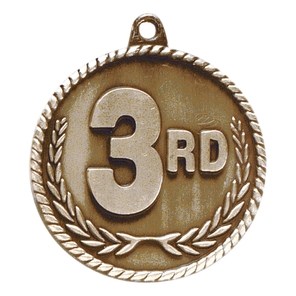 2" Placement Hi Relief Medal – item HR803
