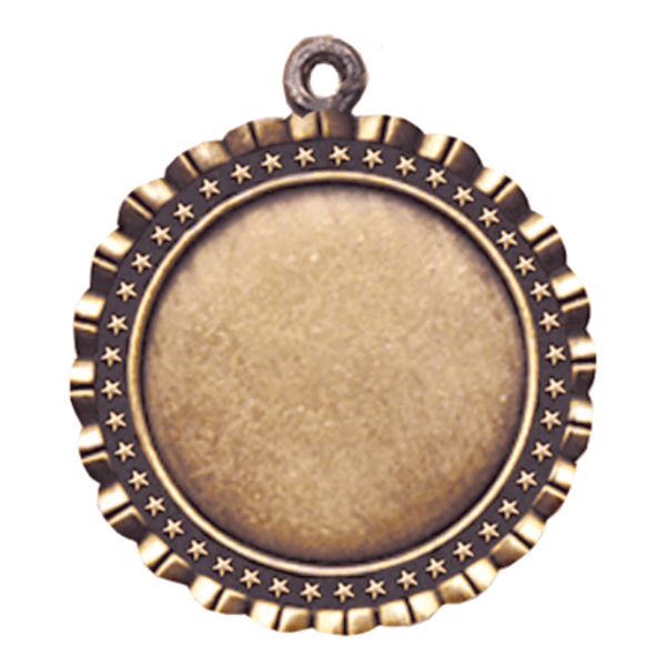 2.625" Star Insert Holder Medal – item HR915