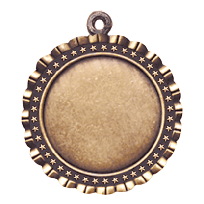 2.625" Star Insert Holder Medal – item HR915