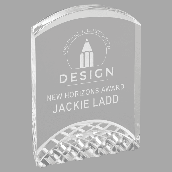 3.5" X 5 Horizon Acrylic Award – item HRN1S image 3
