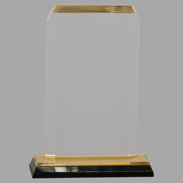 6.5" Clp Corner Imprs Acrylic Award – item IMP146G image 2