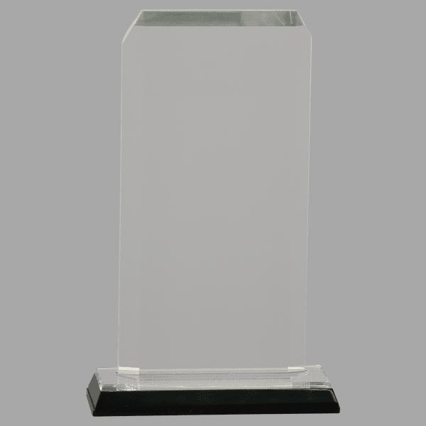 3.5" X 7.5 Clp Corner Imprs Acrylic Award – item IMP147S image 3