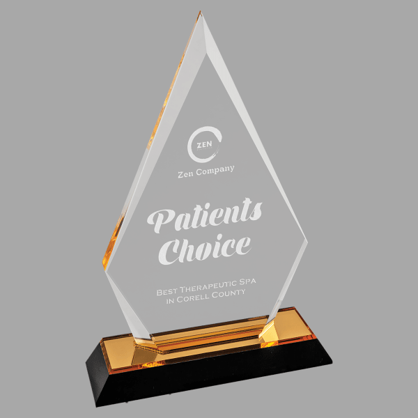 5" X 8 Arrw Point Impress Acrylic Award – item IMP161G image 2