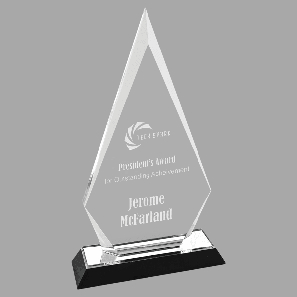 5" X 9 Arrw Point Impress Acrylic Award – item IMP162S image 3