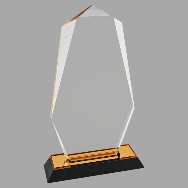 5" X 9 Octagon Point Impress Acrylic Award – item IMP167G image 2