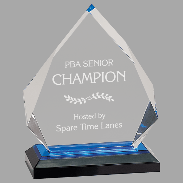 5.25" X 6.75 Diamond Imprss Acrylic Award – item IMP301BU