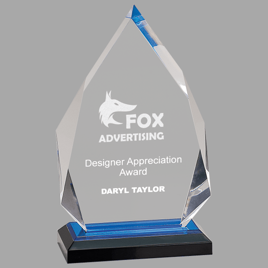 5.25" X 8.75 Diamond Imprss Acrylic Award – item IMP303BU