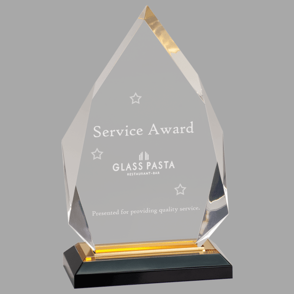 5.25" X 8.75 Diamond Imprss Acrylic Award – item IMP303G image 2