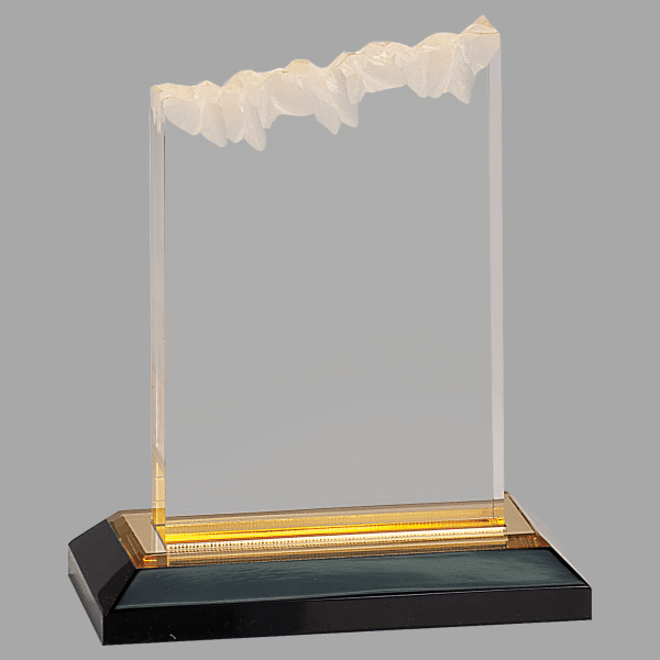 5" X 6 Frosted Imprs Acrylic Award – item IMP401G image 2