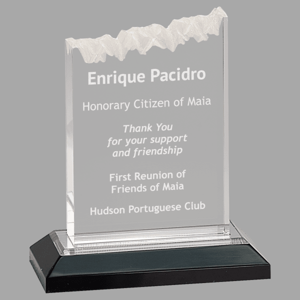 5" X 6 Frosted Imprs Acrylic Award – item IMP401S image 3