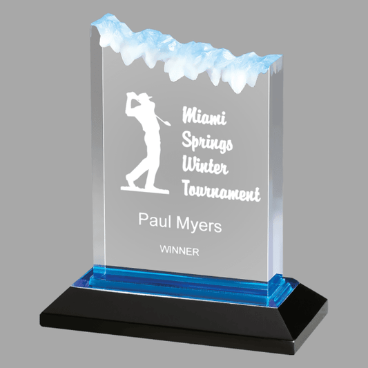 5" X 7 Frosted Imprs Acrylic Award – item IMP402BU
