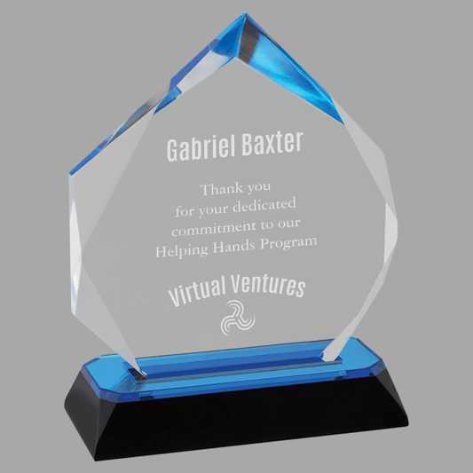 5.75" Diamond-Diamond Corner Base Acrylic Award – item IMP808BU