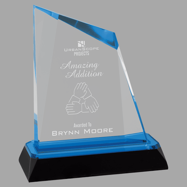 5.75" Peak-Diamond Corner Base Acrylic Award – item IMP811BU