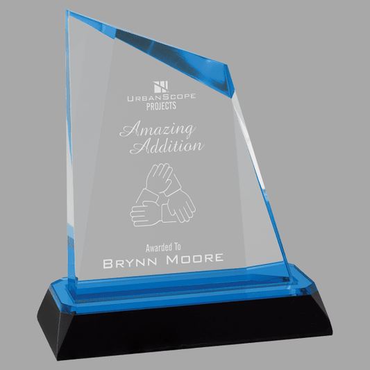 5.75" Peak-Diamond Corner Base Acrylic Award – item IMP811BU