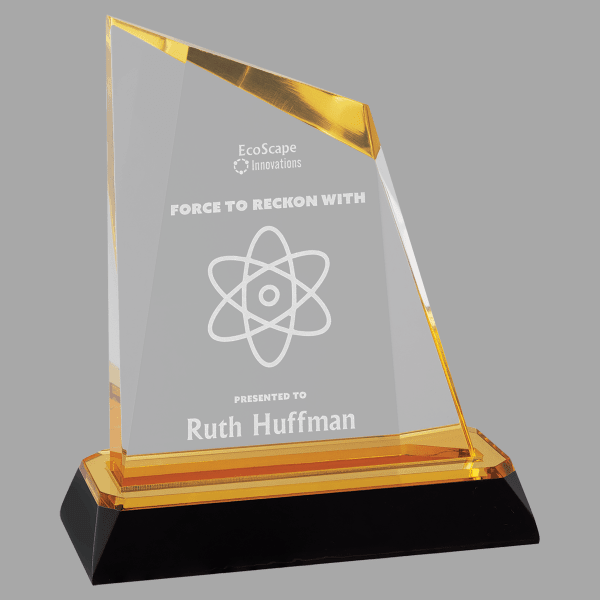 5.75" Peak-Diamond Corner Base Acrylic Award – item IMP811G image 2
