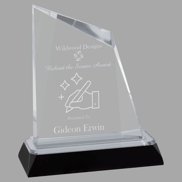 5.75" Peak-Diamond Corner Base Acrylic Award – item IMP811S image 3