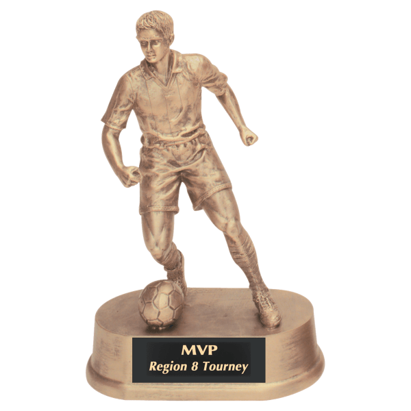 7.75" Male Soccer Resin Award – item JDS13