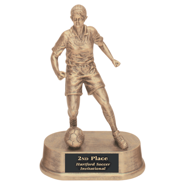 7.75" Female Soccer Resin Award – item JDS14
