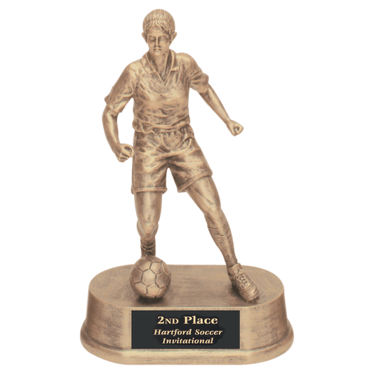 7.75" Female Soccer Resin Award – item JDS14