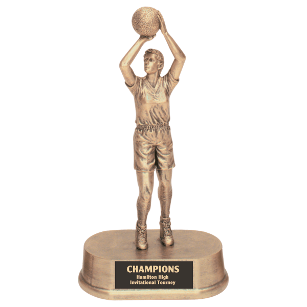 9.25" Female Basketball Resin Award – item JDS16