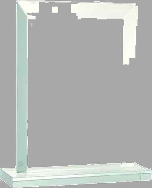 7.75" Rect. Jade Glass Award – item JGS62
