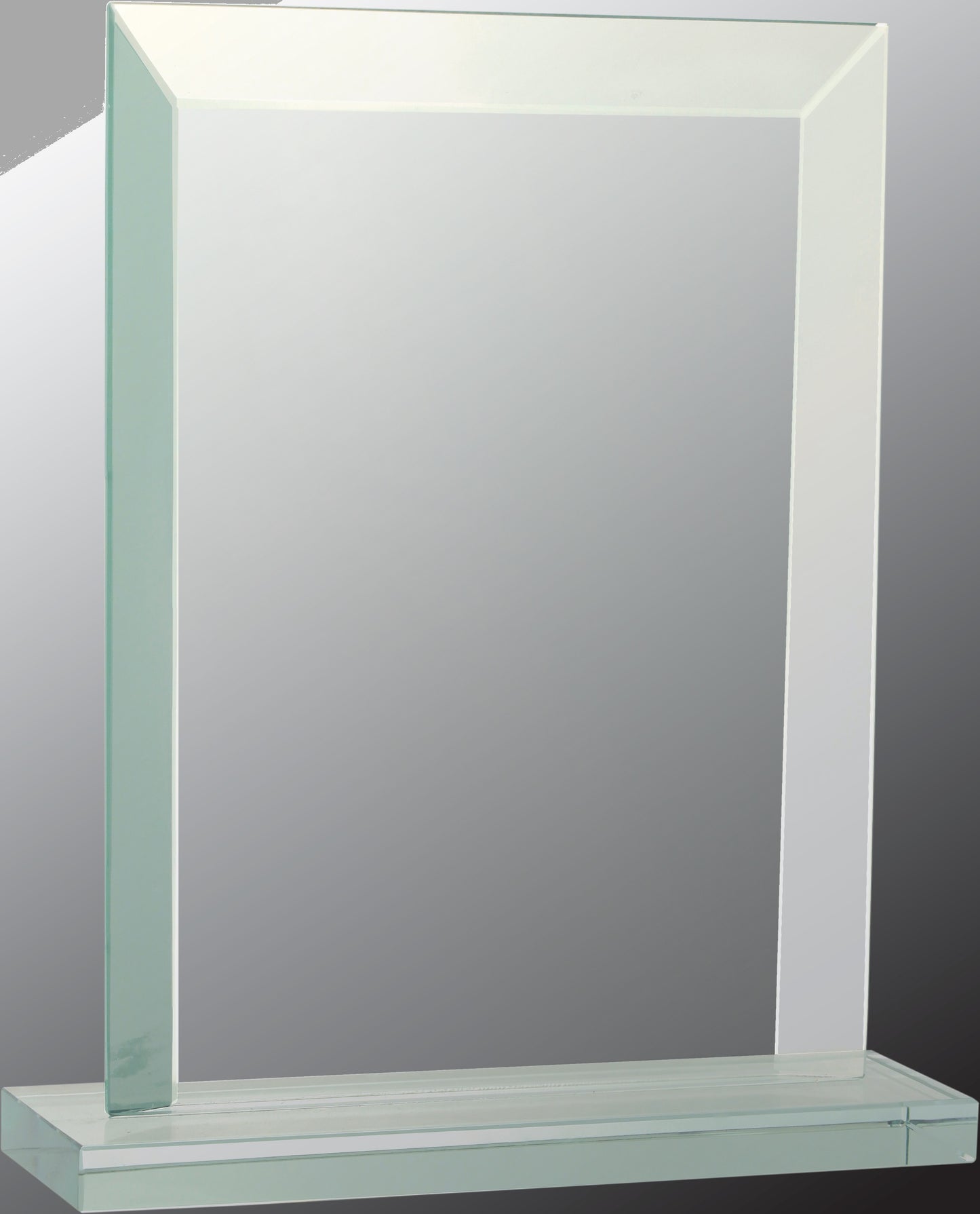 8.5" Rect. Jade Glass Award – item JGS63 image 2