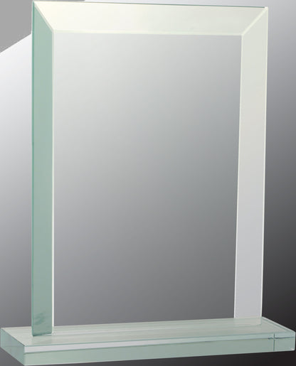 8.5" Rect. Jade Glass Award – item JGS63 image 2