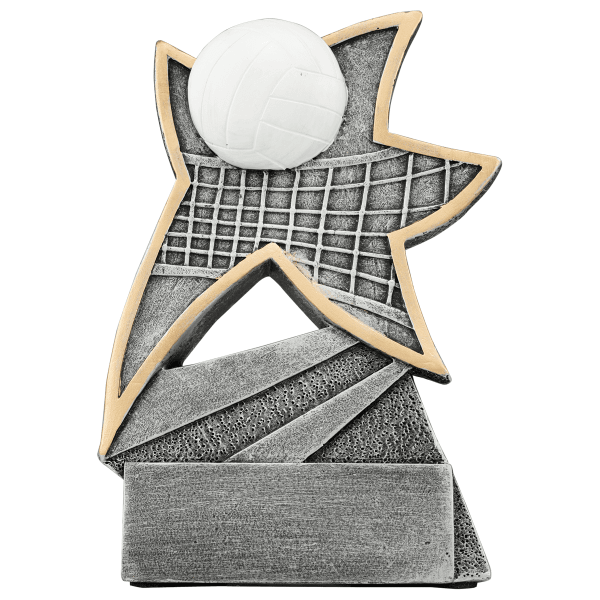 5.5" Volleyball Jazz Star Resin Award – item JSR113