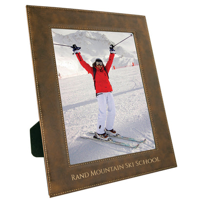8" x 10" /Gold Leatherette Photo Frame – item LLF10810