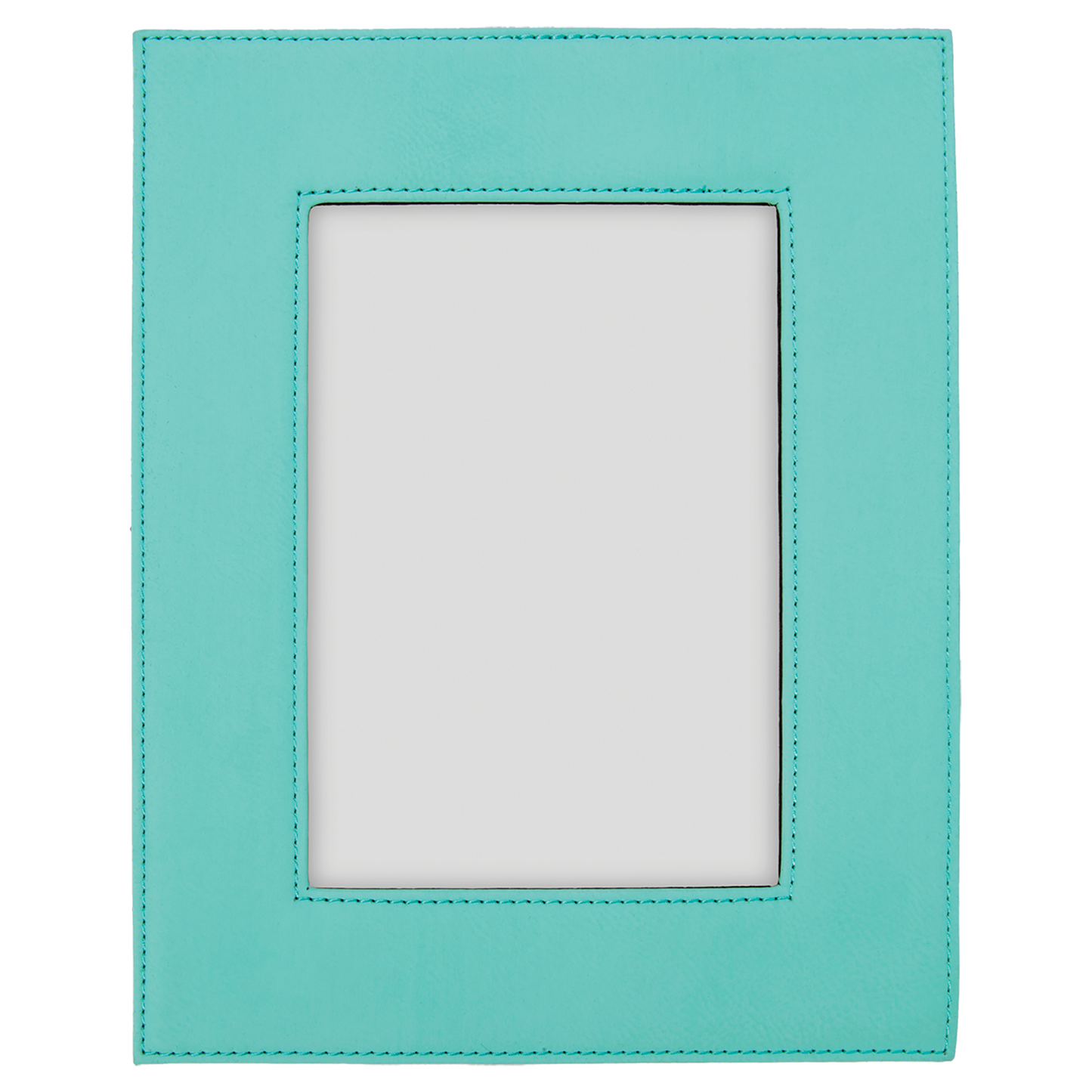 5" x 7" Teal Leatherette Photo Frame – item LLF1157 image 3