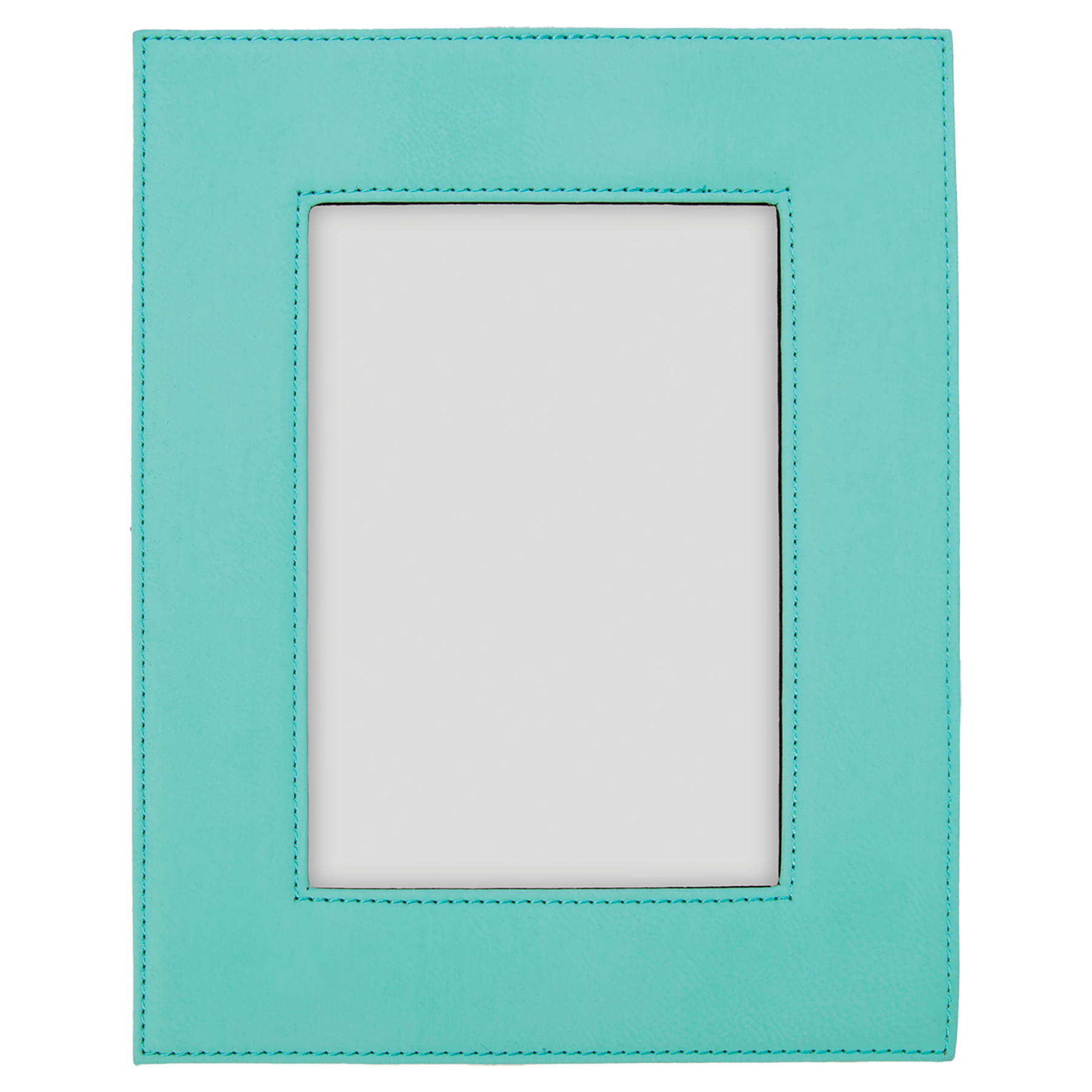 5" x 7" Teal Leatherette Photo Frame – item LLF1157 image 3