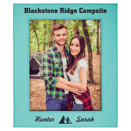 8" x 10" Teal Leatherette Photo Frame – item LLF11810