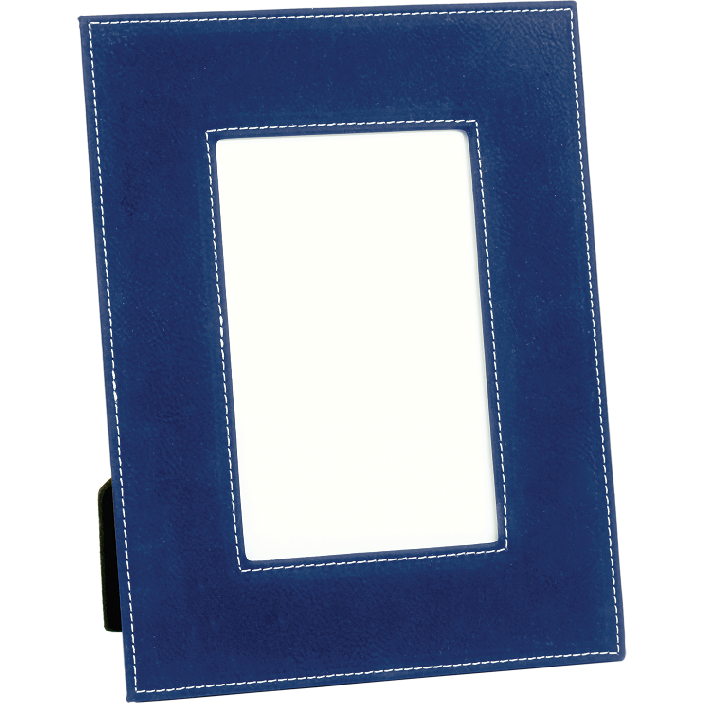 4" x 6" Blue/Silver Leatherette Photo Frame – item LLF1246 image 4