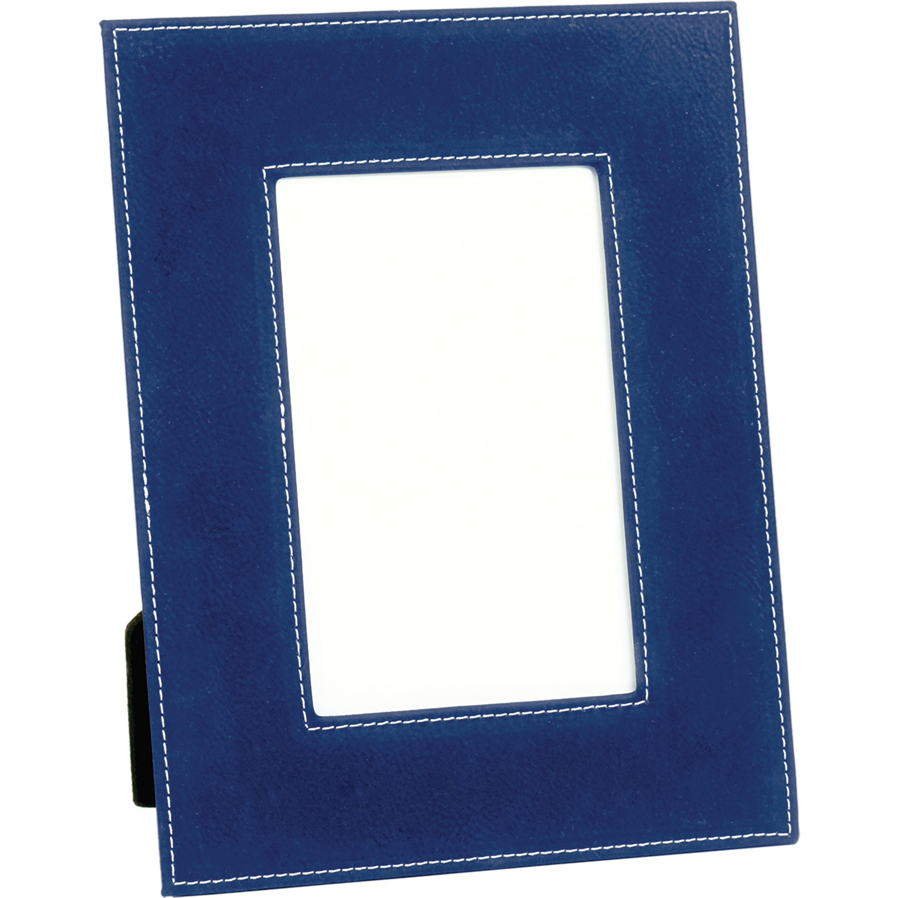 4" x 6" Blue/Silver Leatherette Photo Frame – item LLF1246 image 4