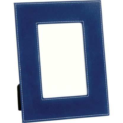 4" x 6" Blue/Silver Leatherette Photo Frame – item LLF1246 image 4