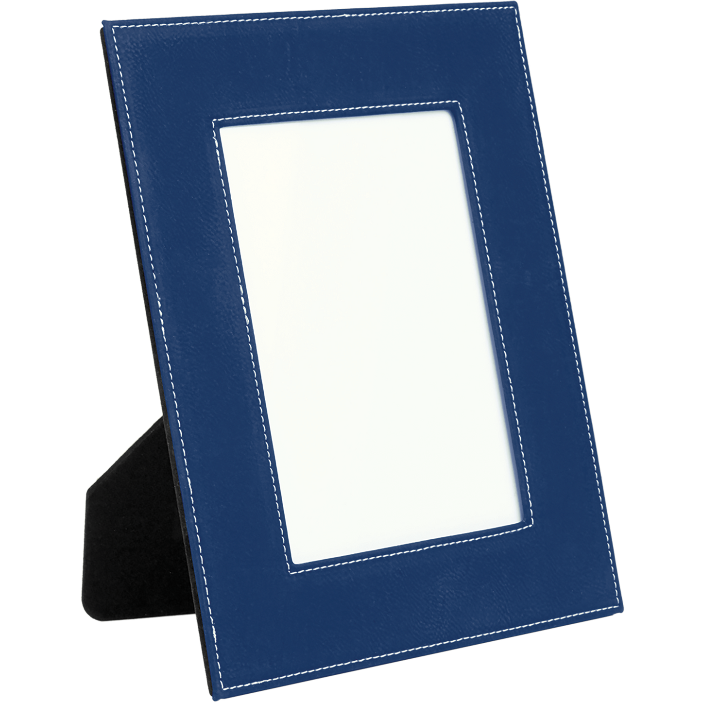 5" x 7" Blue/Silver Leatherette Photo Frame – item LLF1257 image 4